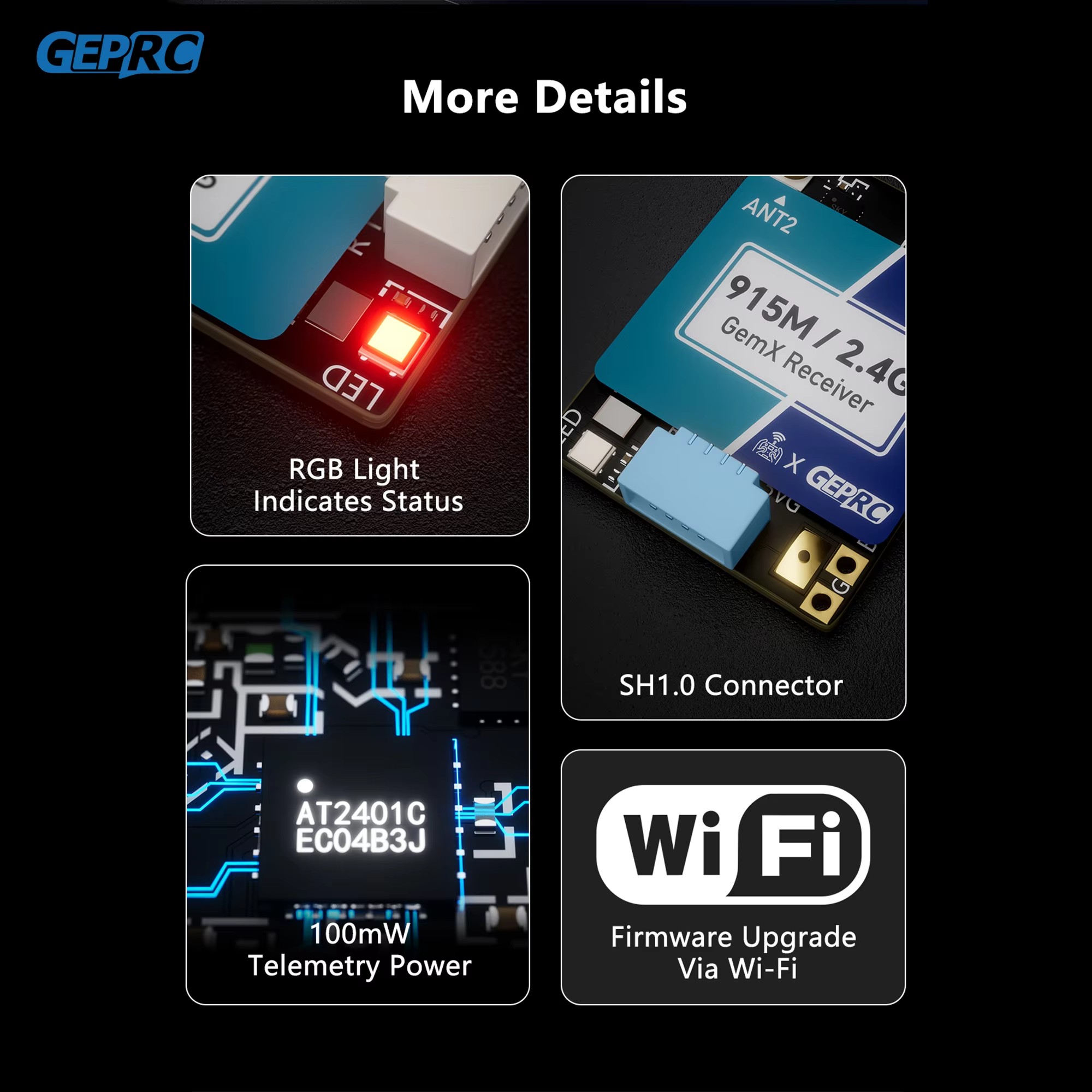 GEPRC ELRS 915M/2,4G Gemini Xr - Fpv Drone Quadcopter reseña y precio