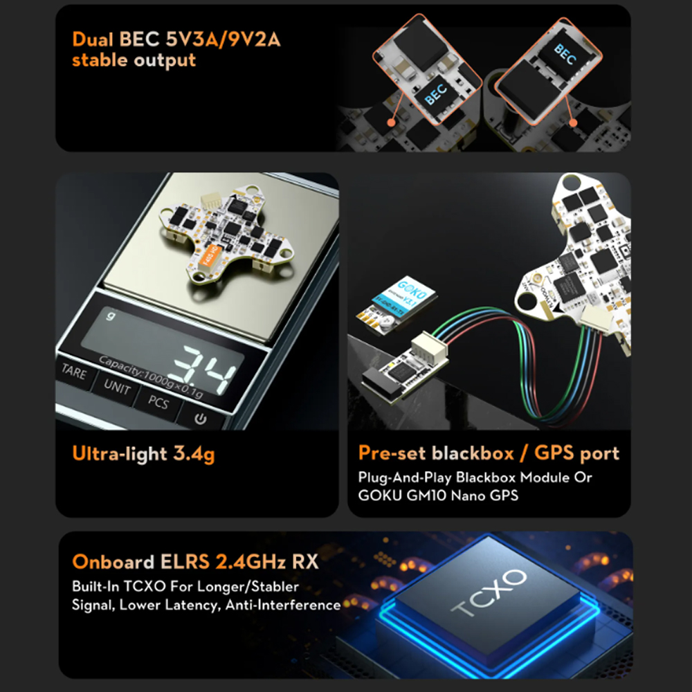 Controlador de vuelo FLYWOO GO - Fpv Drone Flight Controller reseña y precio